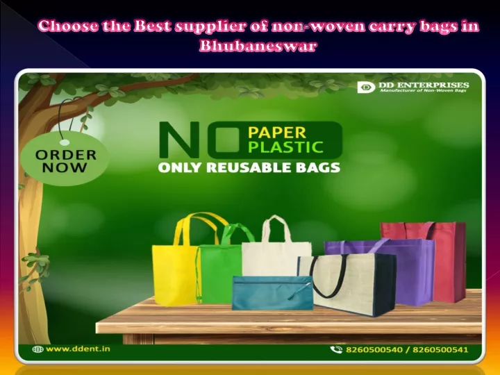 choose the best supplier of non woven carry bags