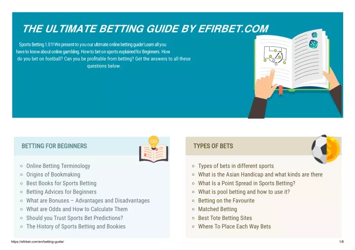 ultimate betting guide by efirbet