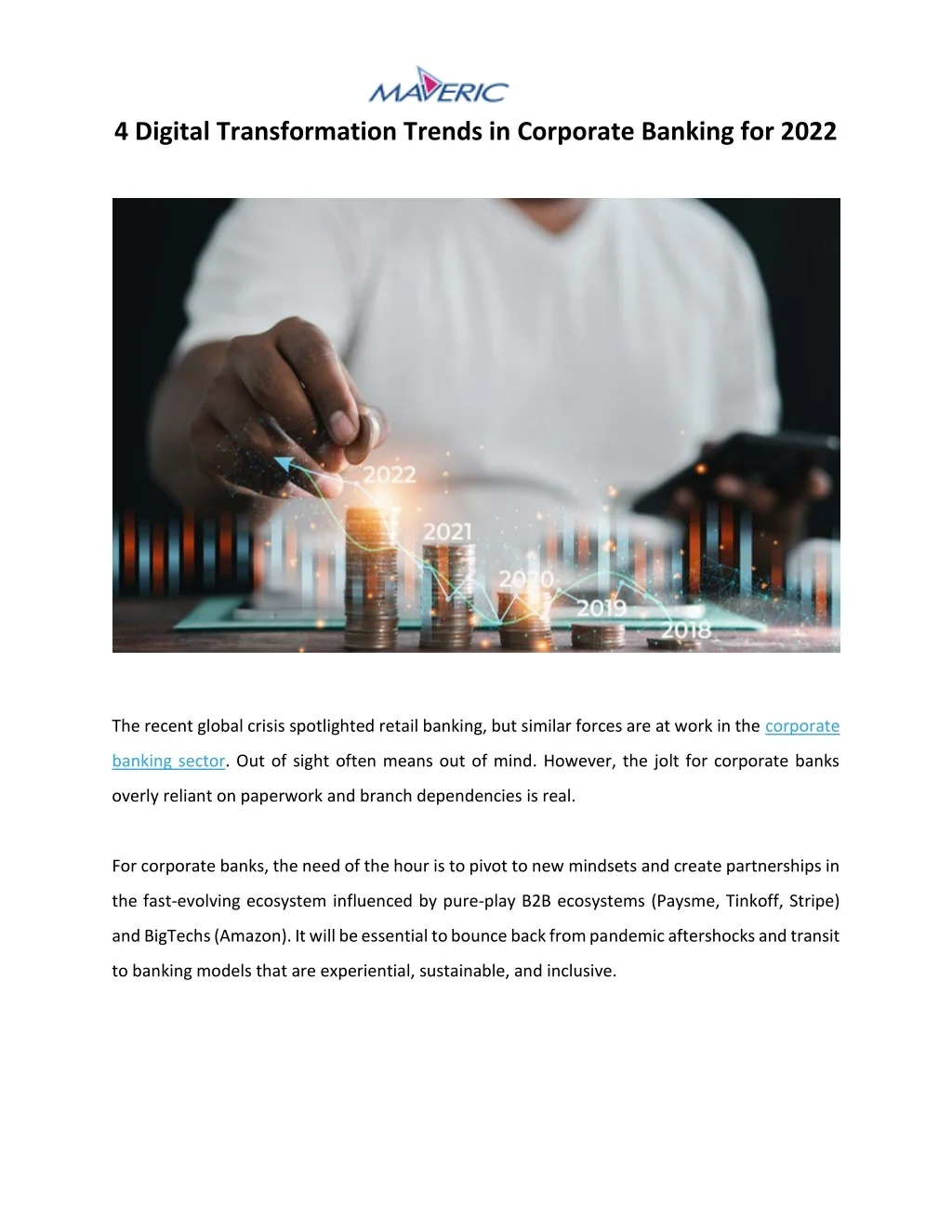 PPT - 4 Digital Transformation Trends in Corporate Banking for 2022 ...