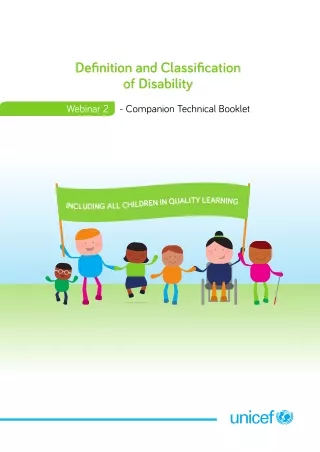 2. Definition and Classification of Disability