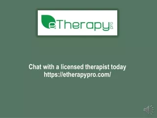 chat with a licensed therapist today https etherapypro com