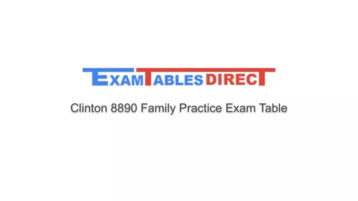clinton 8890 family practice exam table