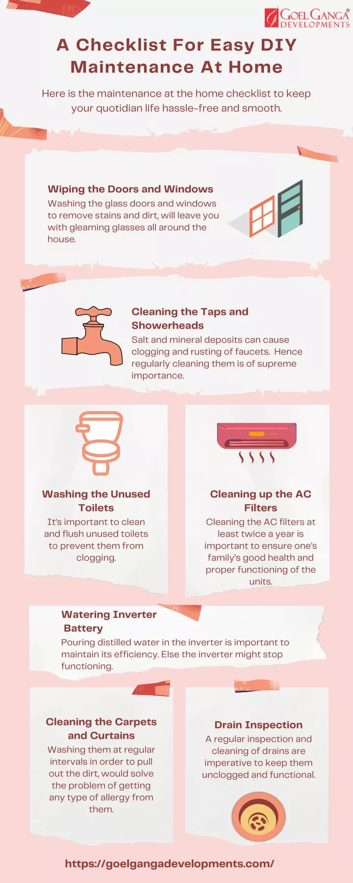 a checklist for easy diy maintenance at home here