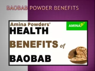 Baobab Powder Benefits