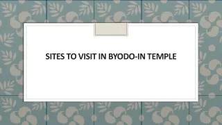 sites to visit in byodo in temple