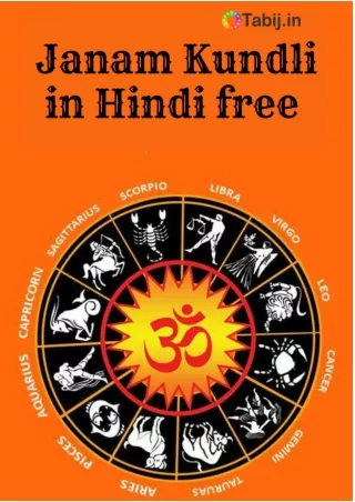 Janam kundali in hindi free with predictions