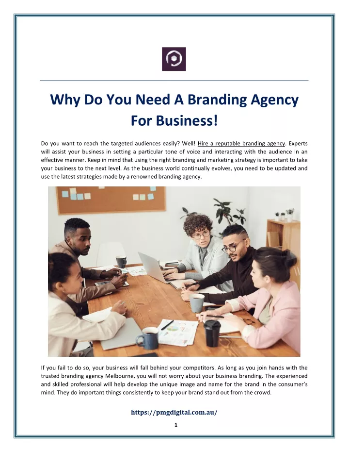 why do you need a branding agency for business