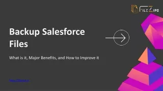 backup salesforce files