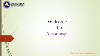 wel come to acromaxgt