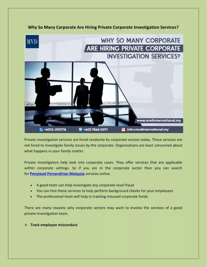 why so many corporate are hiring private