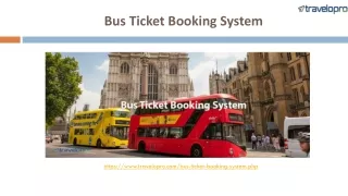 bus ticket booking system