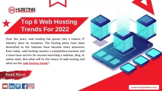top 6 web hosting trends for 2022