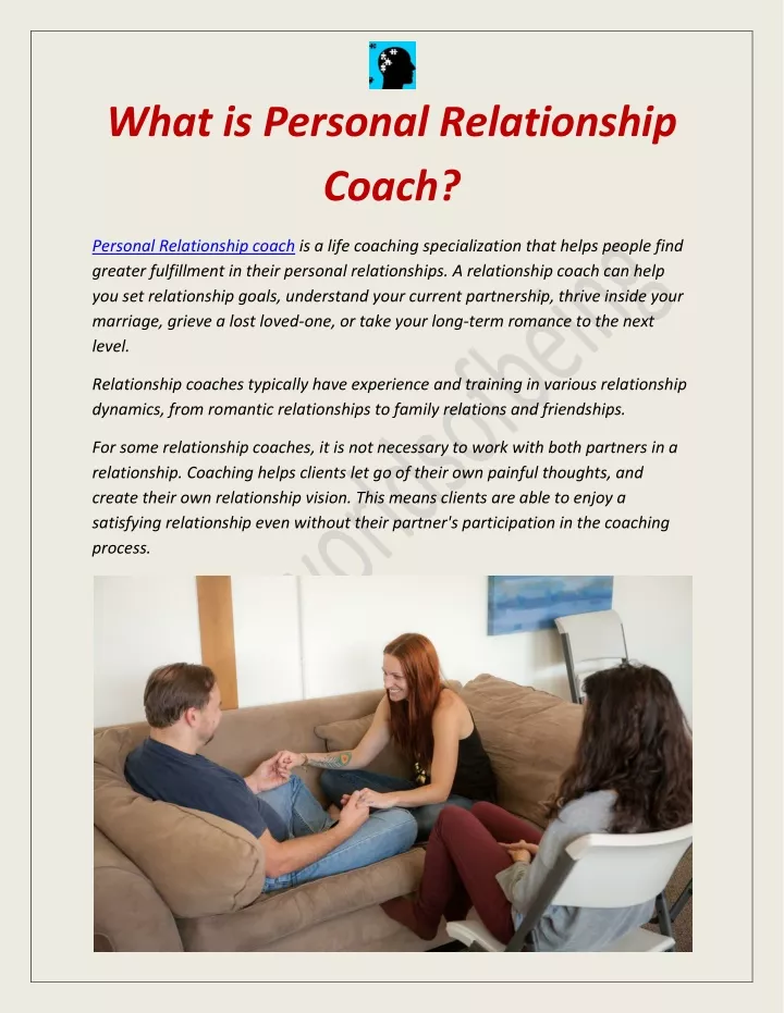 what is personal relationship coach