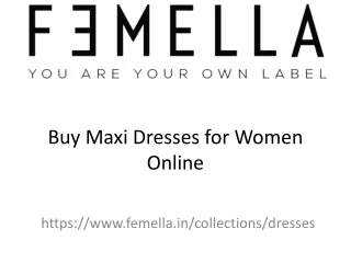 Buy Maxi Dresses for Women Online