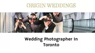 Wedding Photographer In Toronto