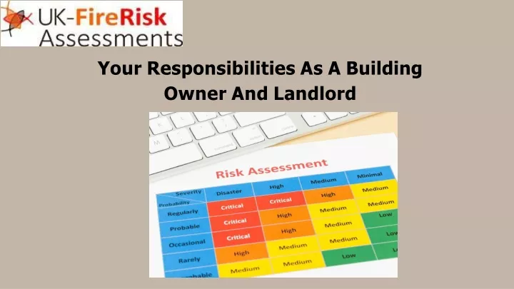 your responsibilities as a building owner and landlord