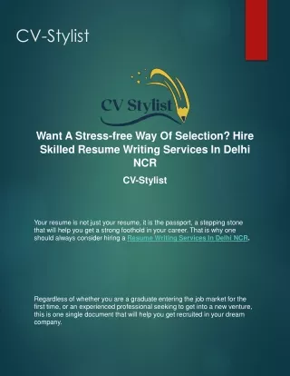 cv stylist