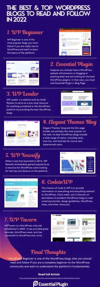Most Popular & Top WordPress Blogs To Read And Follow In 2022