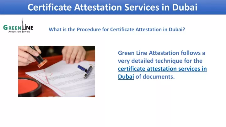 certificate attestation services in dubai