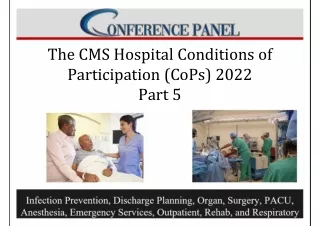 the cms hospital conditions of participation cops