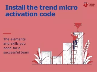 Install the trend micro activation code