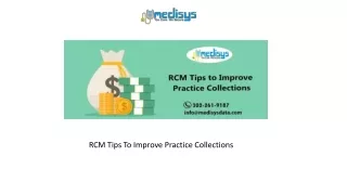 rcm tips to improve practice collections