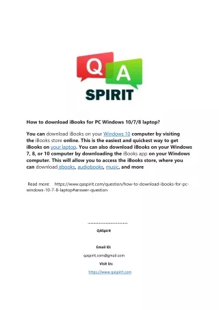 how to download ibooks for pc windows