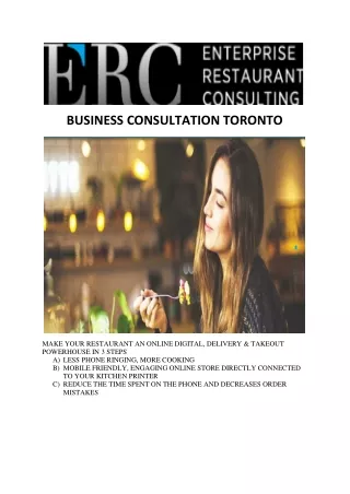 Business Consultation Toronto