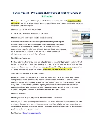 myassignment professional assignment writing