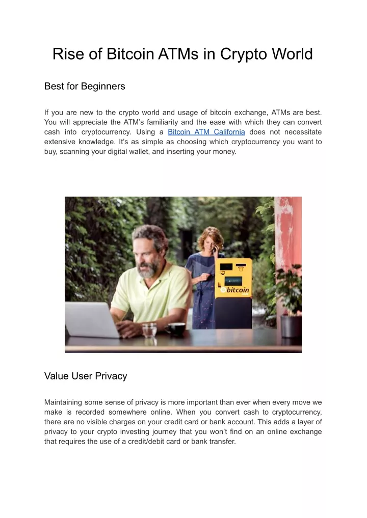 rise of bitcoin atms in crypto world