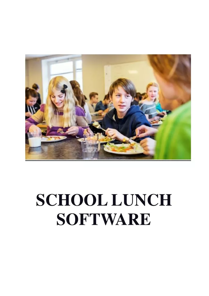 school lunch software