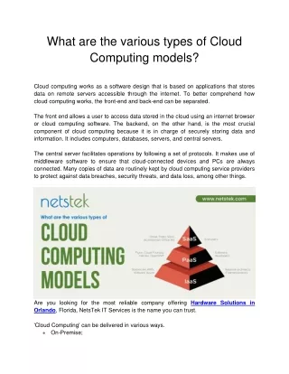 NetsTek - What are the various types of Cloud Computing models_-converted