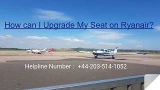 how can i upgrade my seat on ryanair