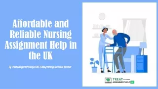 affordable and reliable nursing assignment help in the uk