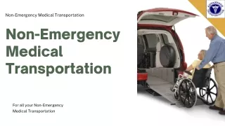 Non-Emergency Medical Transportation