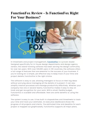 FunctionFox Review - Is FunctionFox Right For Your Business?