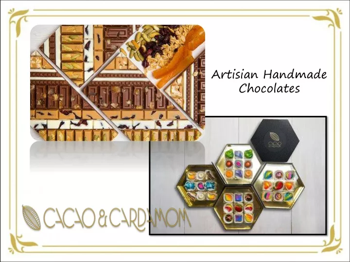 artisian handmade chocolates