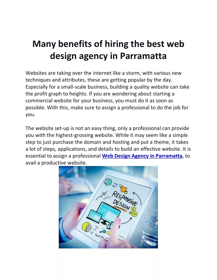 many benefits of hiring the best web design