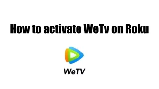 How to activate We Tv