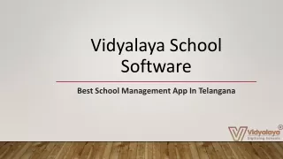 vidyalaya school software