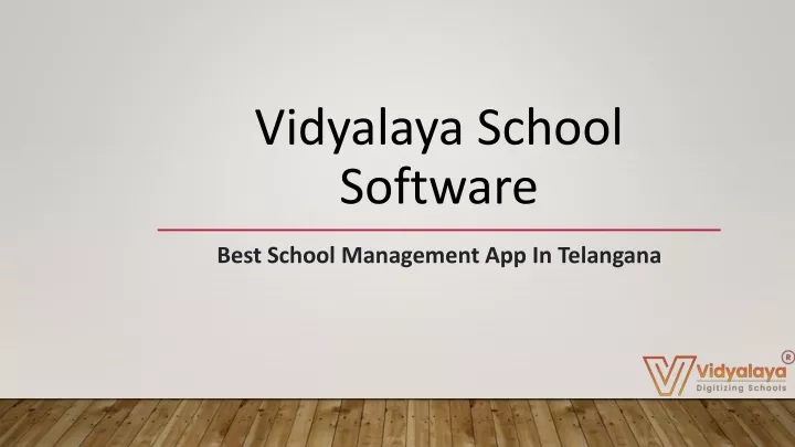 vidyalaya school software