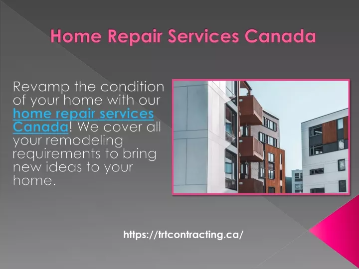 home repair services canada