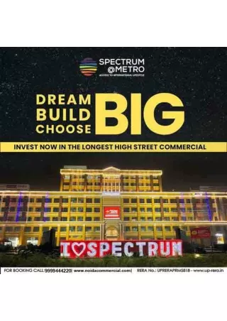 Spectrum Metro Brochure, Spectrum Metro Noida