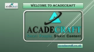 welcome to acadecraft