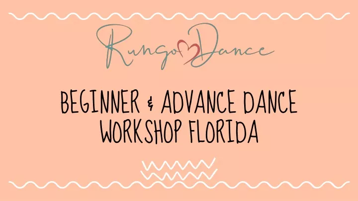 beginner advance dance workshop florida
