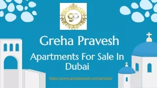 Apartments For Sale In Dubai
