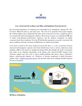live a protected life at home and office with