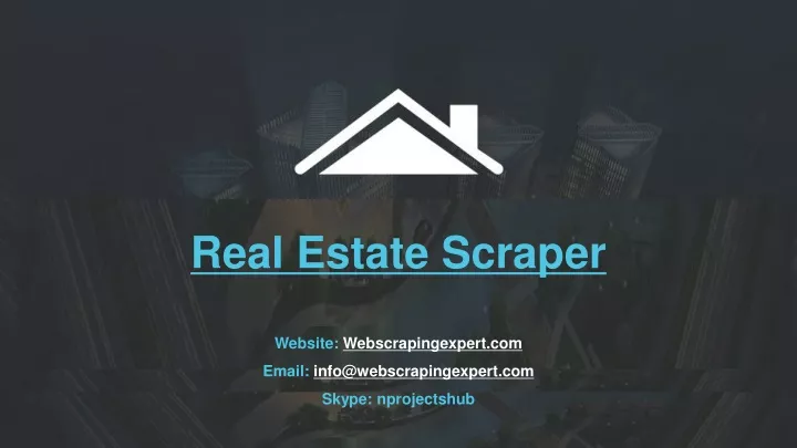 real estate scraper