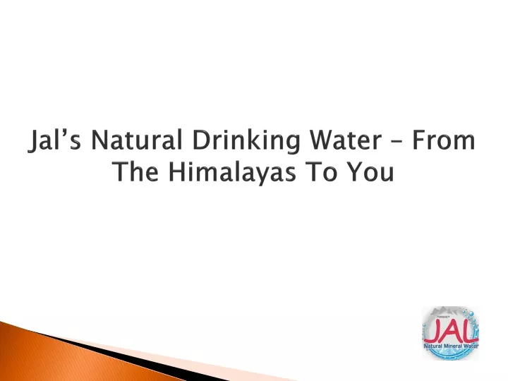 jal s natural drinking water from the himalayas to you