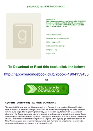 {mobi/ePub} 1602 FREE~DOWNLOAD